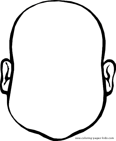 Blank Faces Coloring Pages