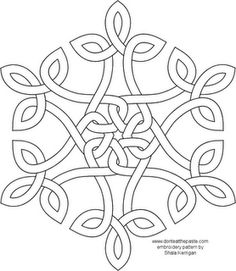 Celtic Knot Snowflake