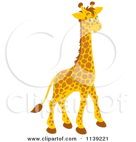 Cute Giraffe By Alex Bannykh