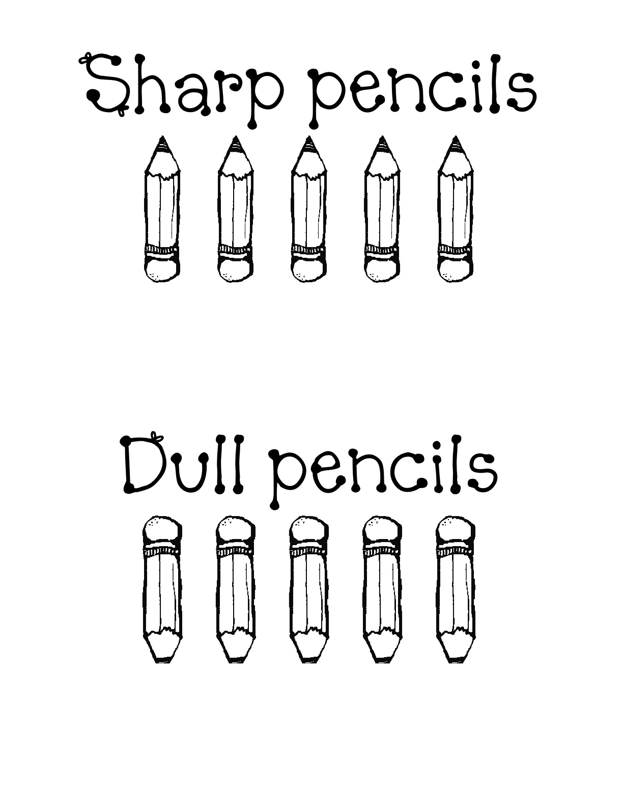 Dull Pencil   My Teacher Tales