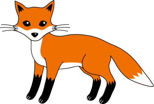 Fox Clip Art Black And White   Clipart Panda   Free Clipart Images