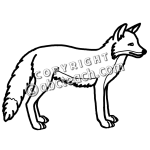 Fox Clipart Black And White   Clipart Panda   Free Clipart Images