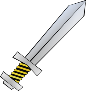Gold And Black Sword Clip Art At Clker Com   Vector Clip Art Online