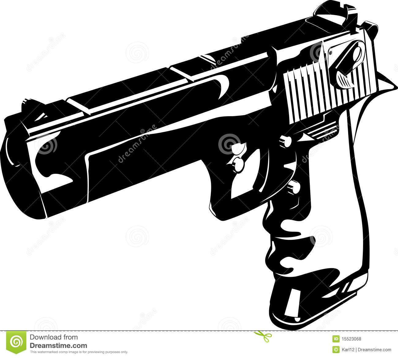Gun Clipart Black And White Gun Black And White