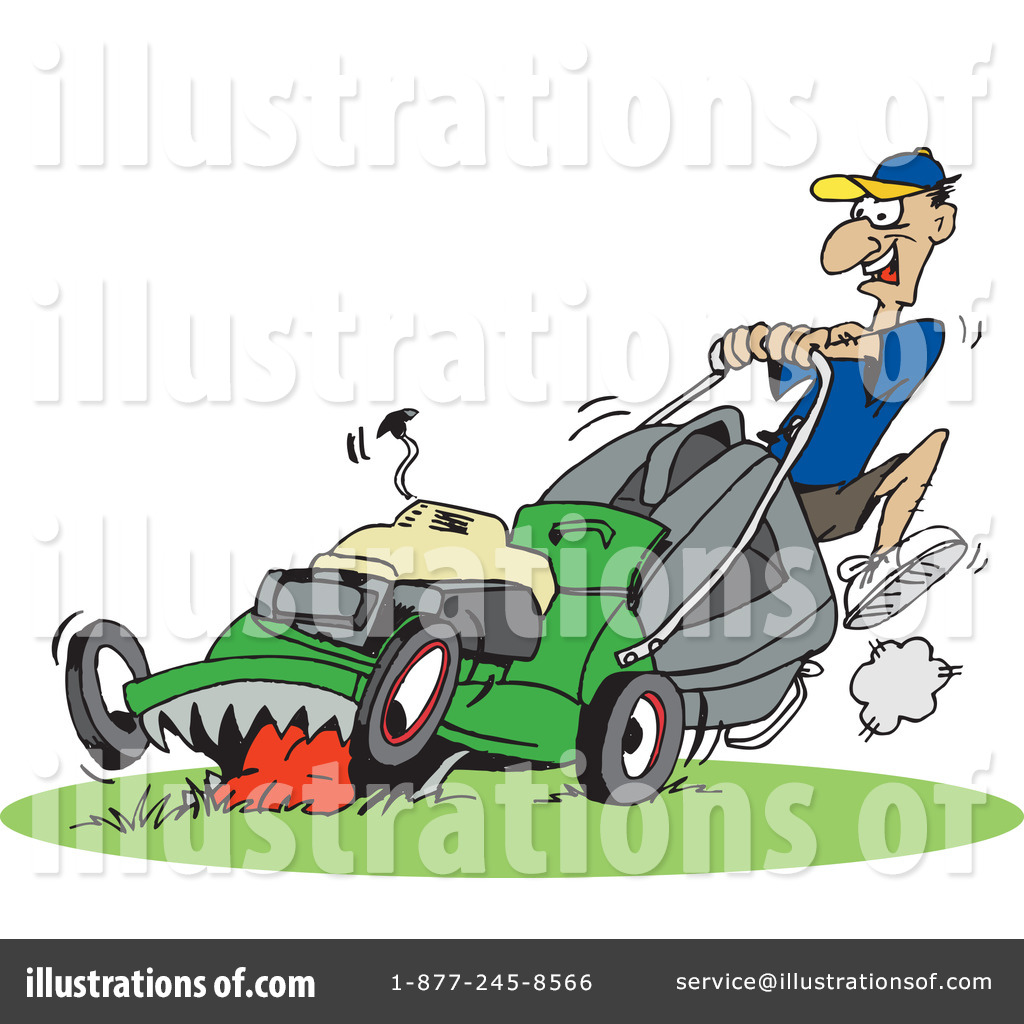 Lawn Mower Clipart  43178 By Dennis Holmes Designs   Royalty Free  Rf