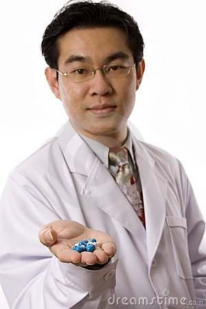 More Similar Stock Images Of   Asian Doctor With Pills