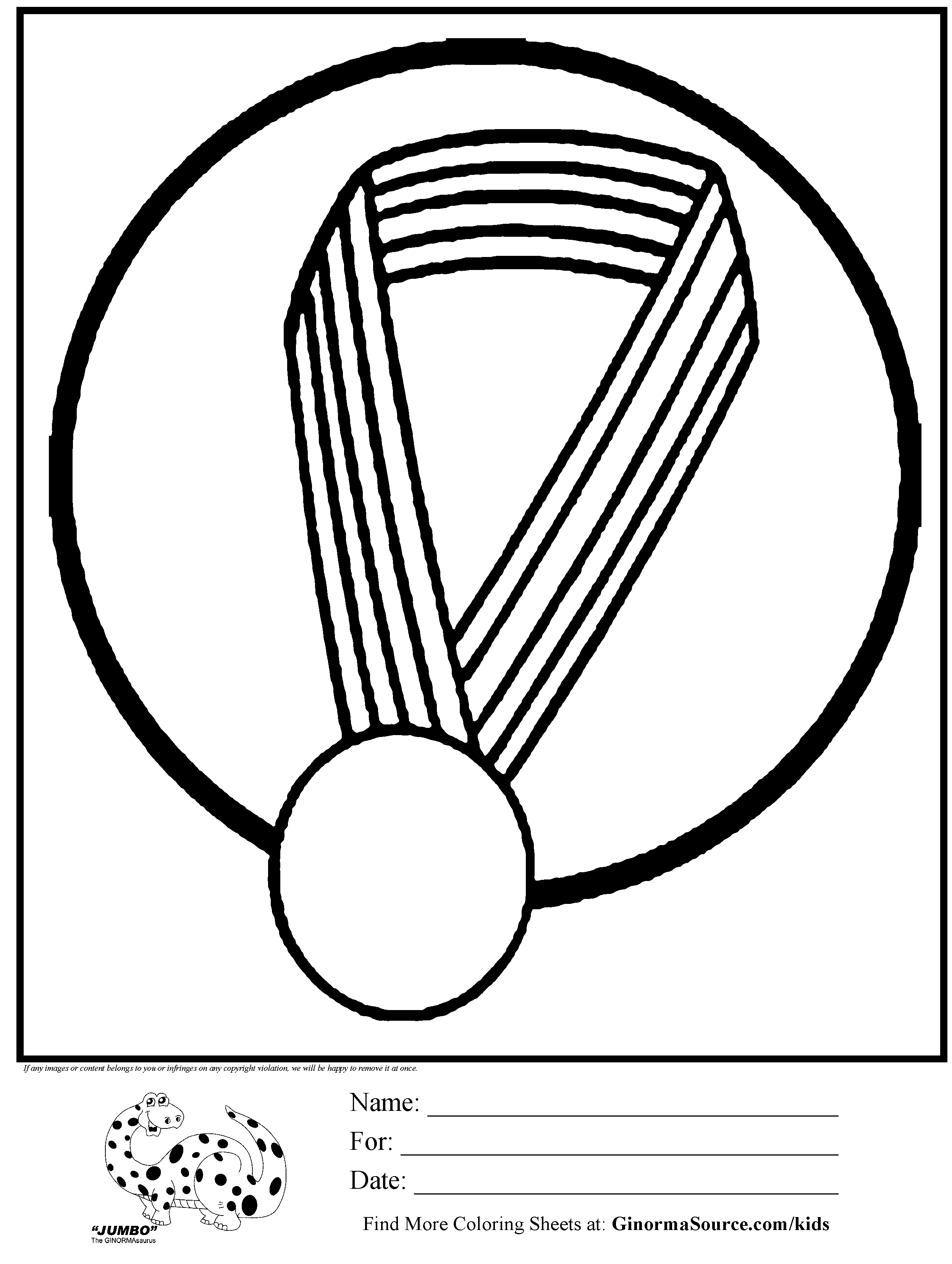 Olympic Coloring Page Gold Medal   Kids Activities   Pinterest