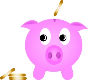 Piggy Bank Clip Art Images Piggy Bank Stock Photos   Clipart Piggy