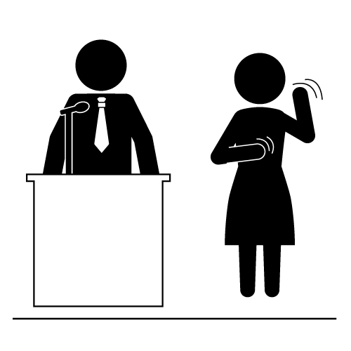 Sign Language Interpreters   Occupation Illustration   Free Download