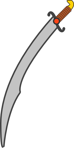 Sword Clip Art At Clker Com   Vector Clip Art Online Royalty Free    