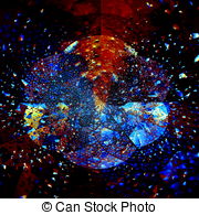 Abstract Explosion Blue Fractal   Abstract Explosion Blue   
