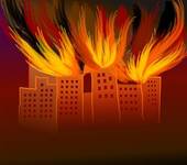 Burning Building Clipart And Stock Illustrations  162 Burning Building