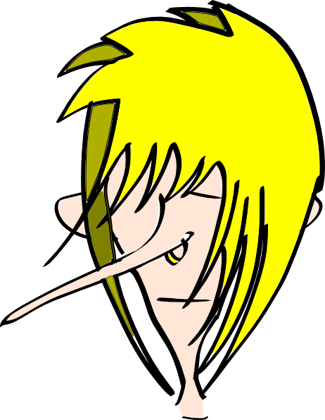 Cartoon Character With Long Nose Clip Art At Clker Com   Vector Clip    