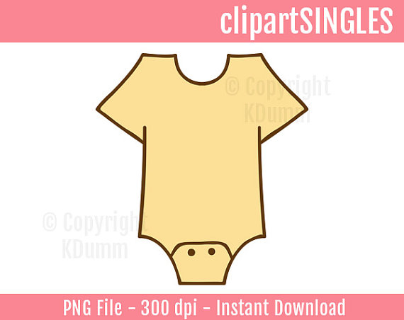 Clipart Digital Illustration Onesie Baby Babies By Clipartsingles