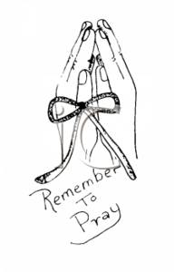 Clipart Illustration Of Praying Hands Reminding You To Pray