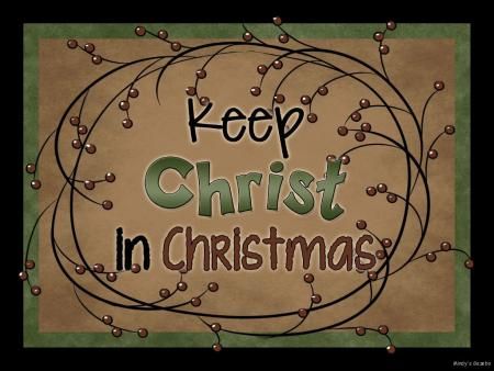 Free Christmas Primitive Clip Art   Keep Christ In Christmas Winter
