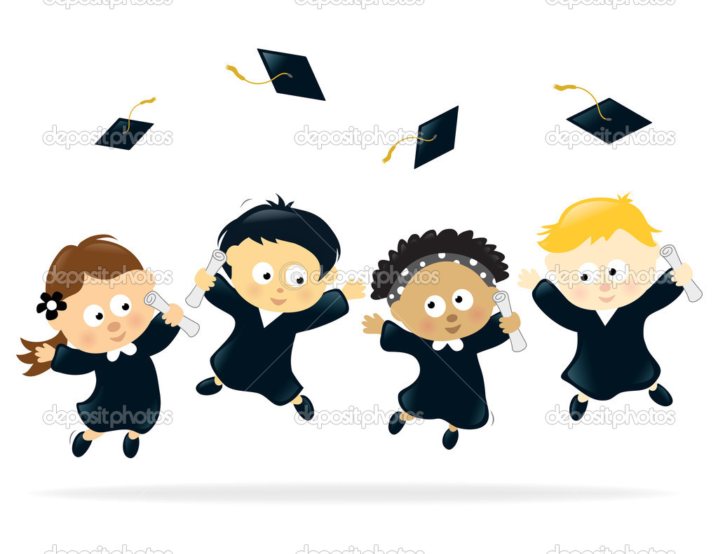 Graduation Celebration   Stock Illustration
