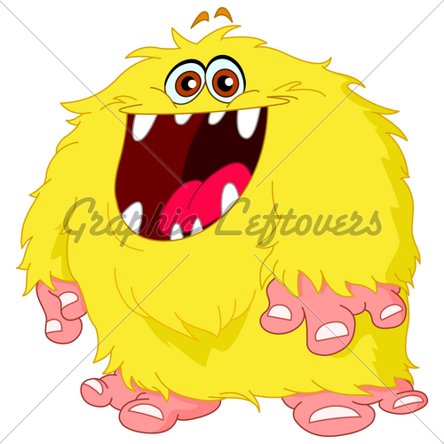 Hairy Monster   Gl Stock Images
