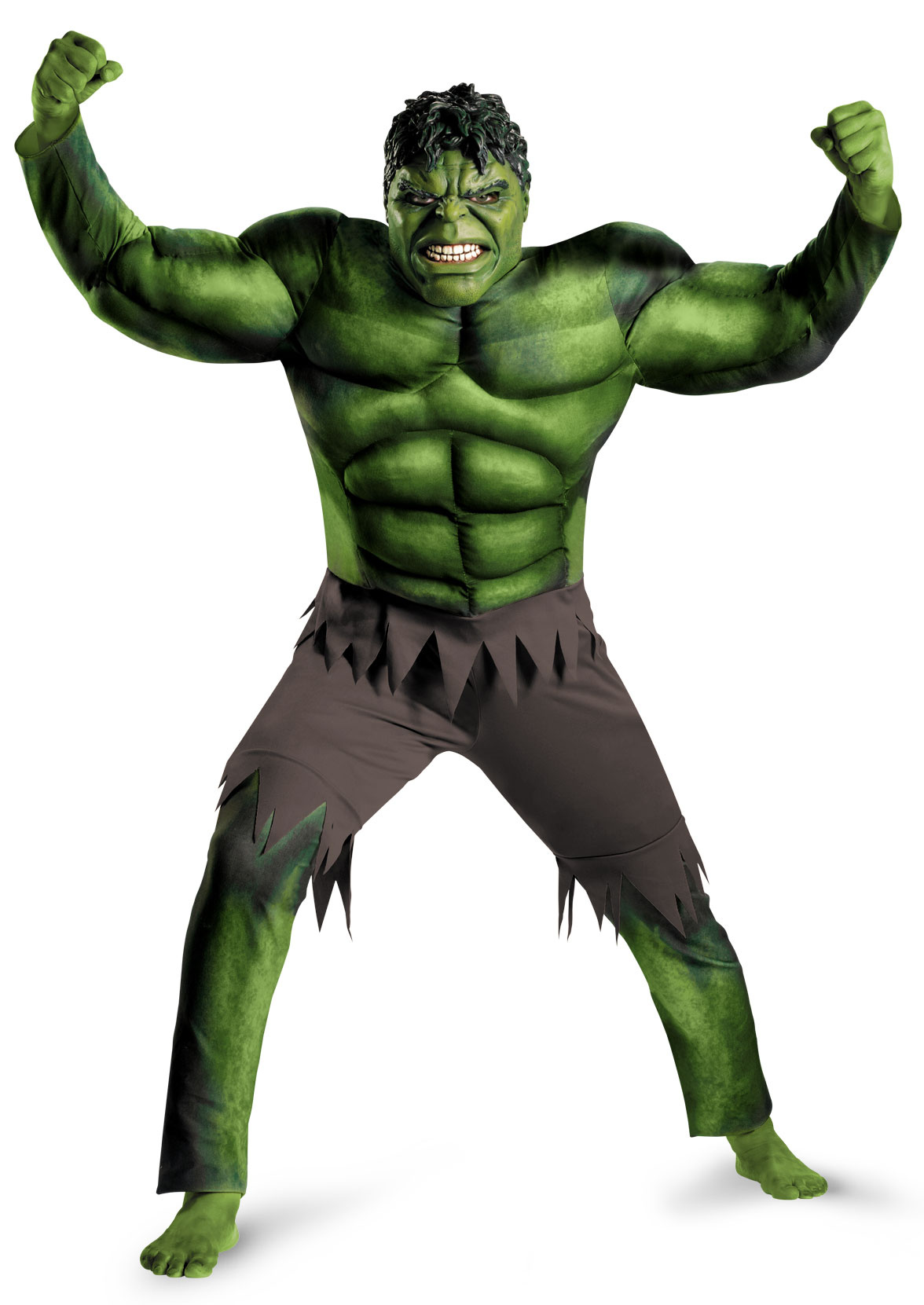 Home    Hulk Costumes    Mens Hulk Muscle Chest Avengers Adult Costume