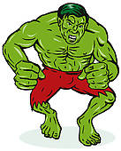 Hulk Stock Illustrations   Royalty Free