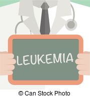Medical Board Leukemia   Minimalistic Illustration Of A