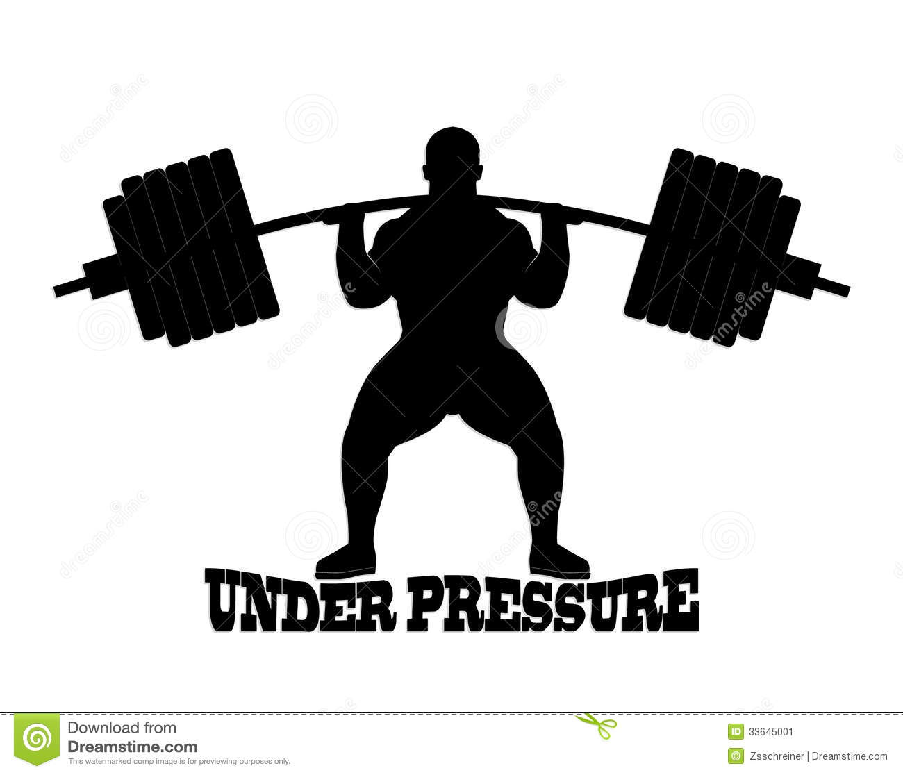 People Lifting Weights Clipart Silhouette Weight Lifter
