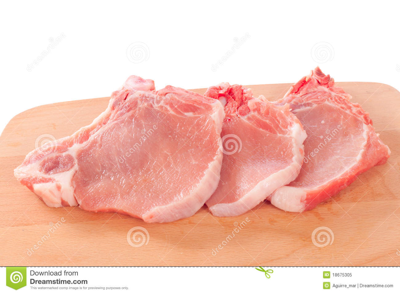 Pork Chop Royalty Free Stock Photo   Image  18675305