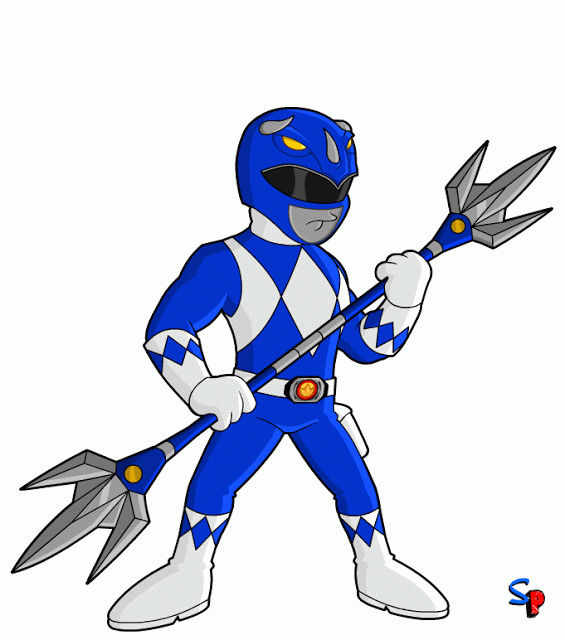 Power Ranger Clip Art Power Rangers Blue Ranger Gif