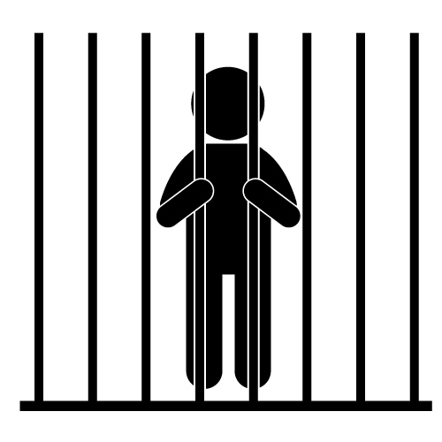 Prisoner Illustration Material   Free   Crime   Pictogram   Icon