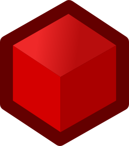 Red Cube Clip Art At Clker Com   Vector Clip Art Online Royalty Free
