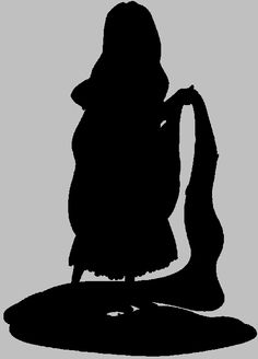 Silhouettes On Pinterest   Rapunzel Silhouette And Disney