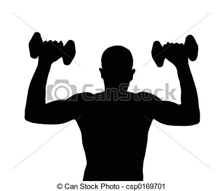 Weight Lifting Silhouette Clip Art   Beautiful Scenery Photography