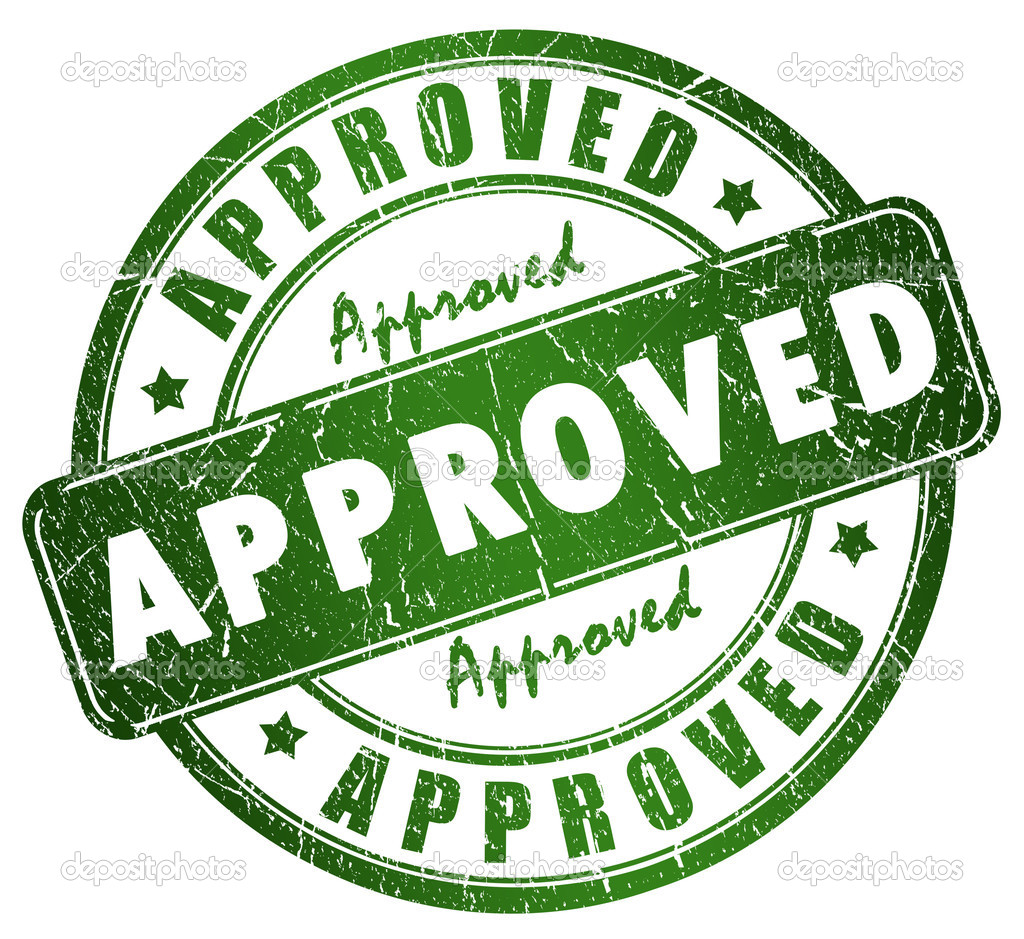 Approved Stamp   Stock Photo   Arcady  9125469