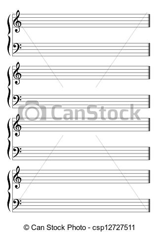 Blank Music Staff Clip Art Blank Musical Staff And Staves