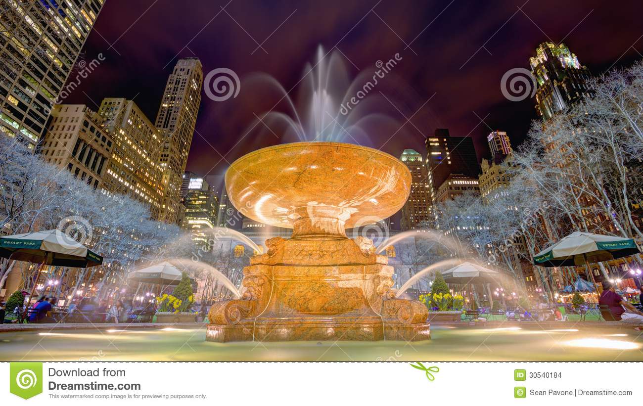 Bryant Park Stock Images   Image  30540184