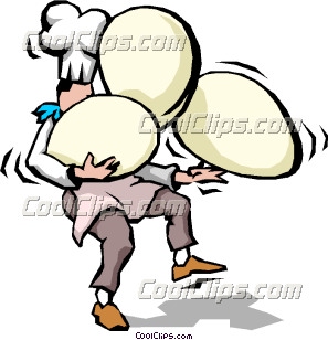 Chefs With Eggs   Vector Clip Art   Coolclips Com