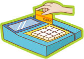 Hand Kreditkartenmaschine Koerper Vergleich Zahlung Shoppen
