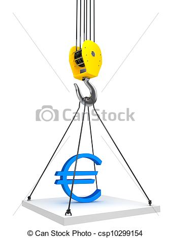 Industrial Hook Hanging On A Chain   Csp10299154