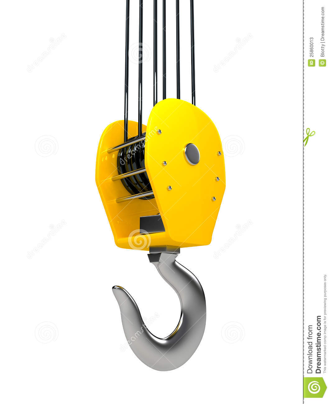 Industrial Hook Hanging On A Chain Stock Photos   Image  25860013