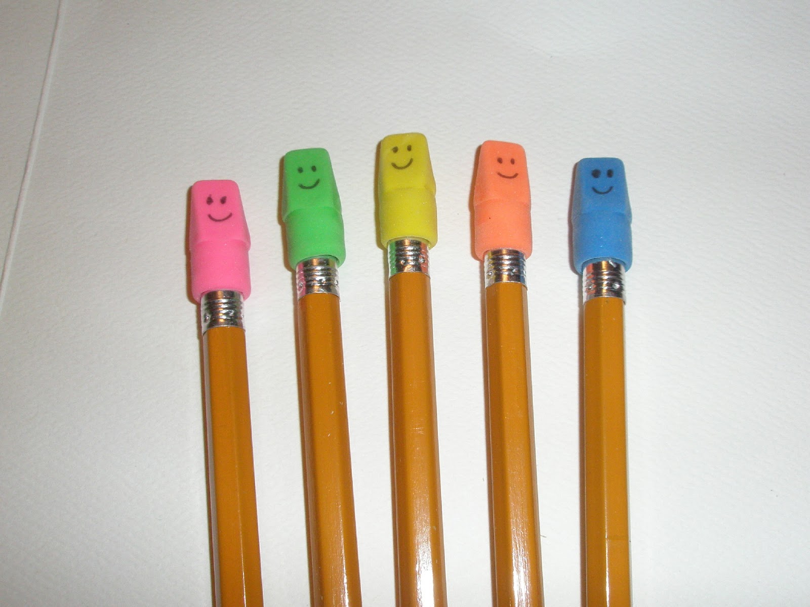 Pencil Top Eraser Put Eraser Caps On Pencils