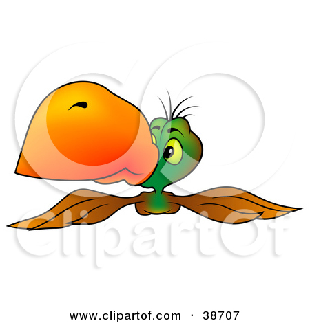 Pin Clipart Flying Green And Purple Dragin Waving Holding A Thumb Up    