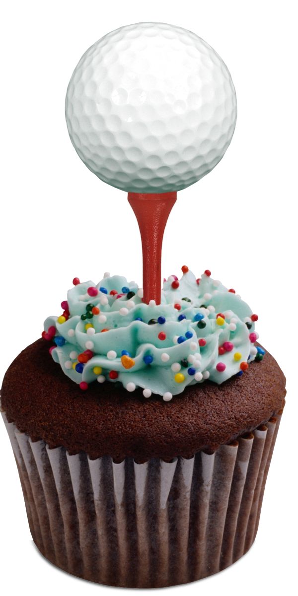 Pin Golf Ball Top Cake Birthday Cakes For Men Novelty Cake On