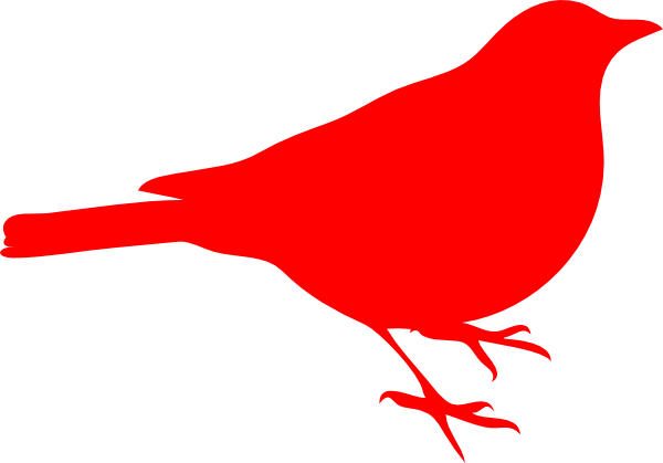 Red Sparrow Clip Art At Clker Com   Vector Clip Art Online Royalty