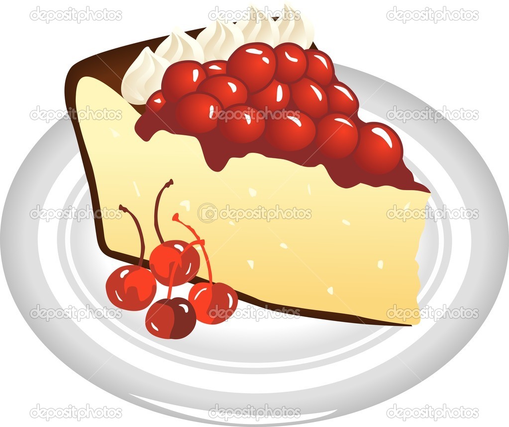 Slice Of Cheesecake   Stock Vector   Socris79  8823652