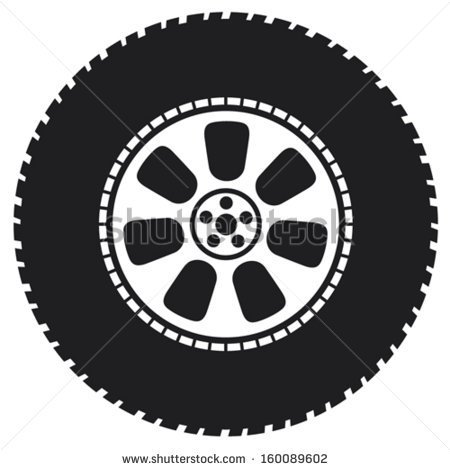 Truck Tire Vector Wheel Vector Tyre