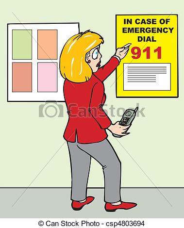 Vecteur   911 Affiche   Banque D Illustrations Illustrations Libres