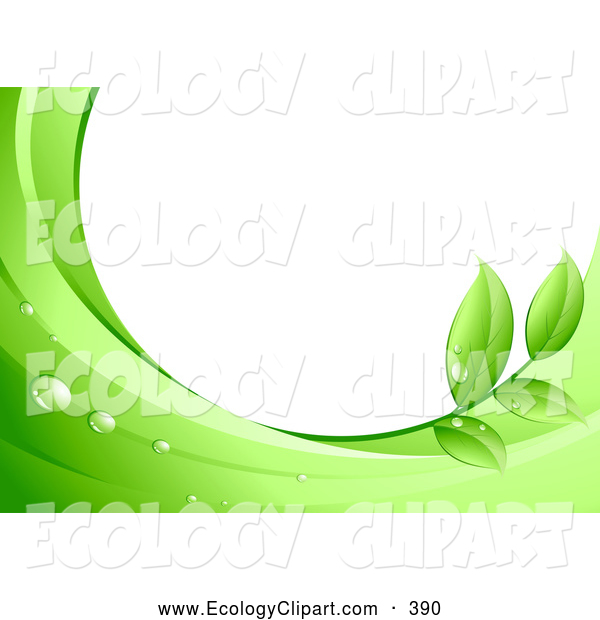 Vector Clip Art Of A Simple White Background Framed By Dew Drops    