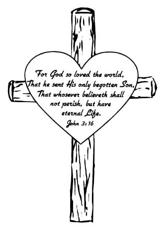 Cross Background Of John 3 16