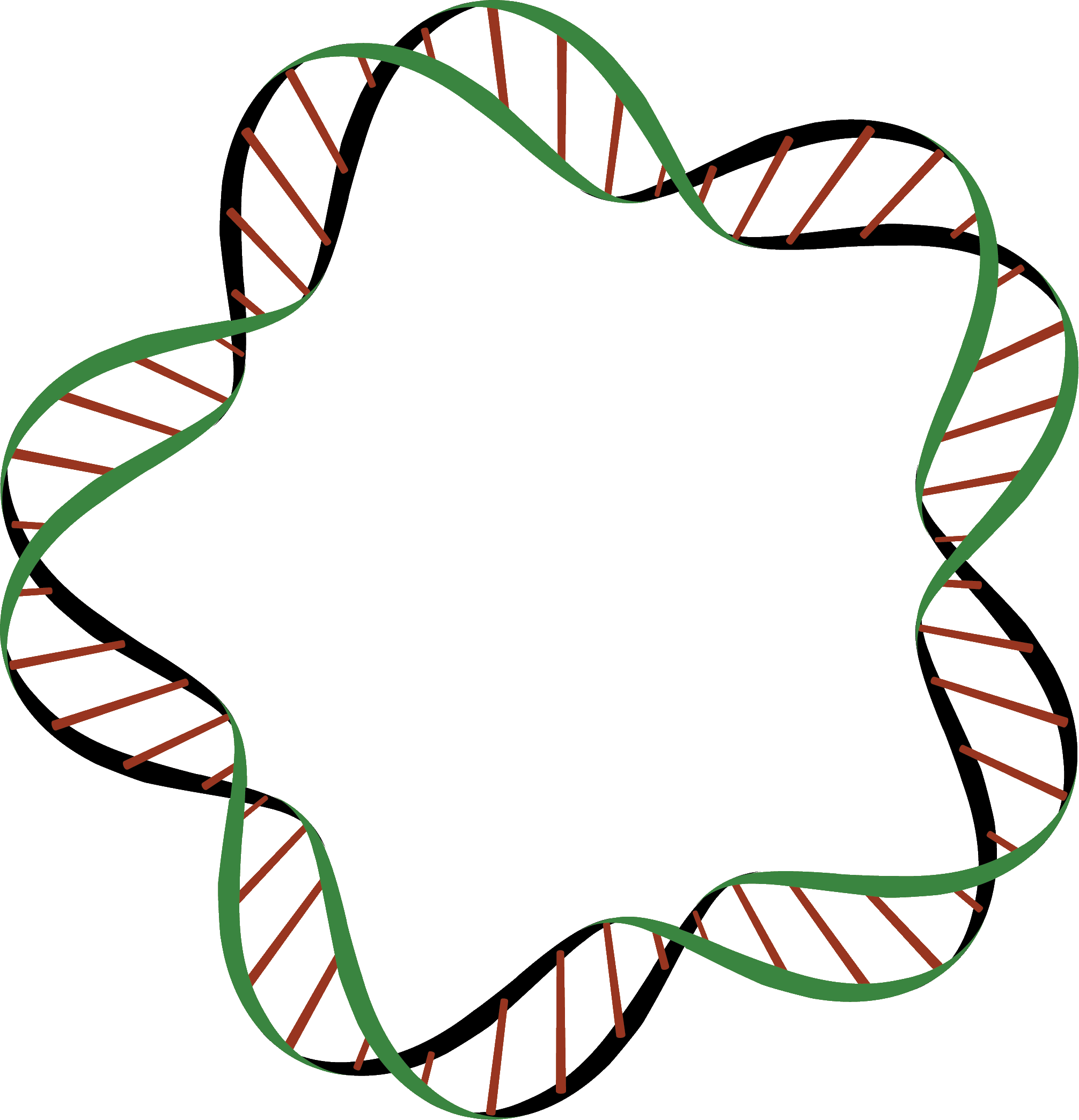 Dna Border Colouring Pages