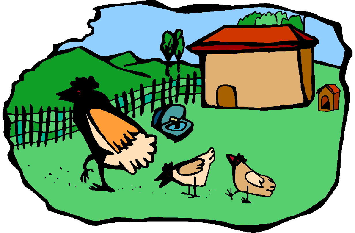 Farm Community Clipart Clip Art   Clip Art Chickens